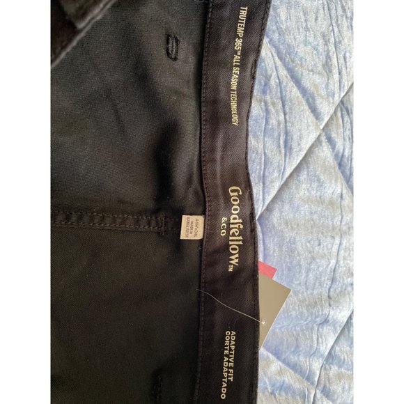 Men's Big & Tall Slim Fit Adaptive Jeans Goodfellow & Co Black 44x34 - Picture 8 of 9